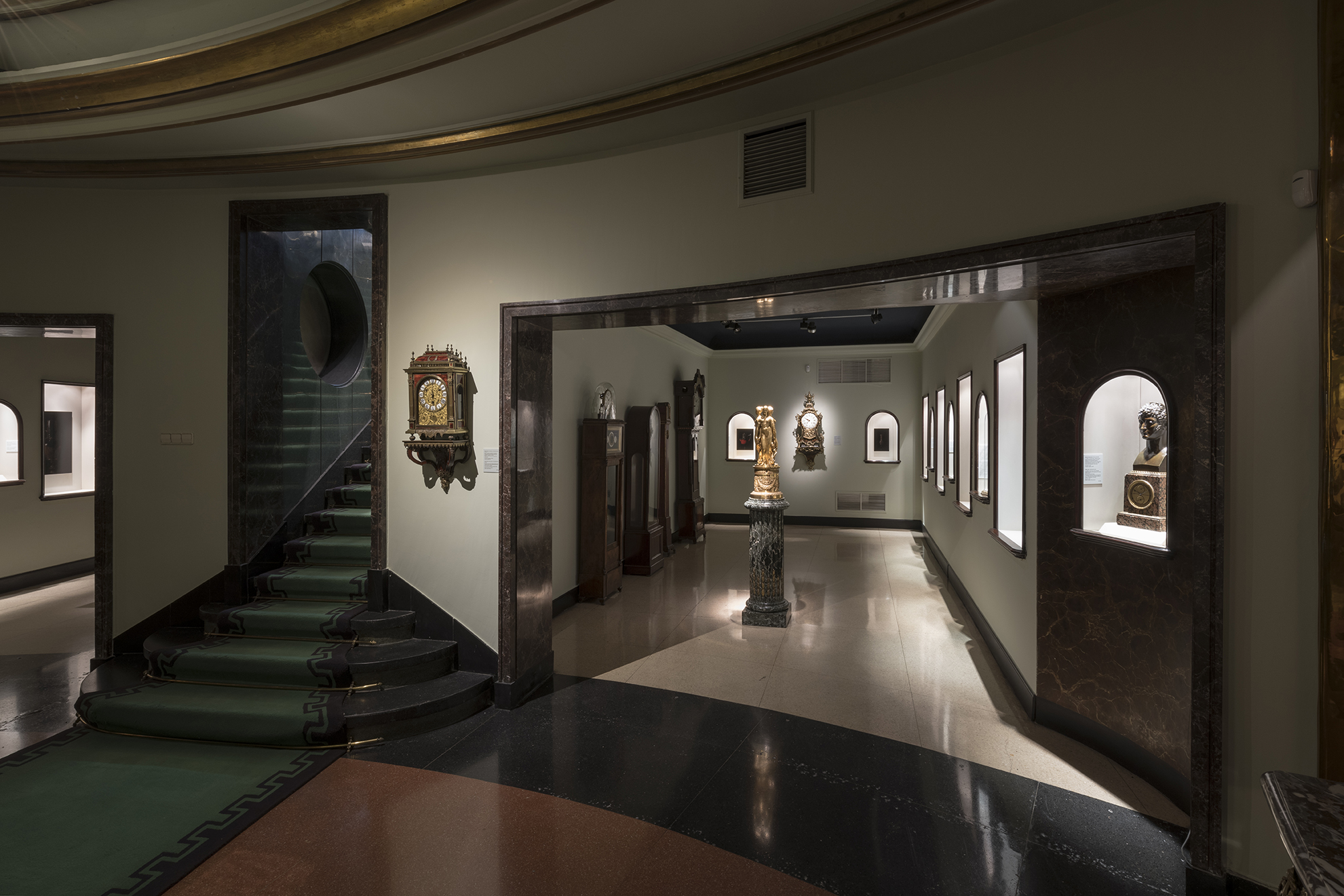 En el museo del reloj Antiguo